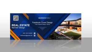 Real estate facebook cover banner - Free Psd