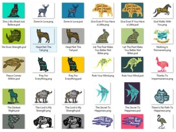 20 motivation tshirt bundle