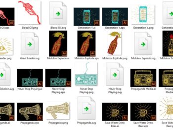 9 Design Vector Illustrter Template Download |  By Pixirak |