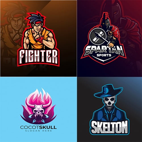 fighter-sport-mascot-logo-designer