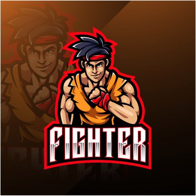 fighter-sport-mascot-logo