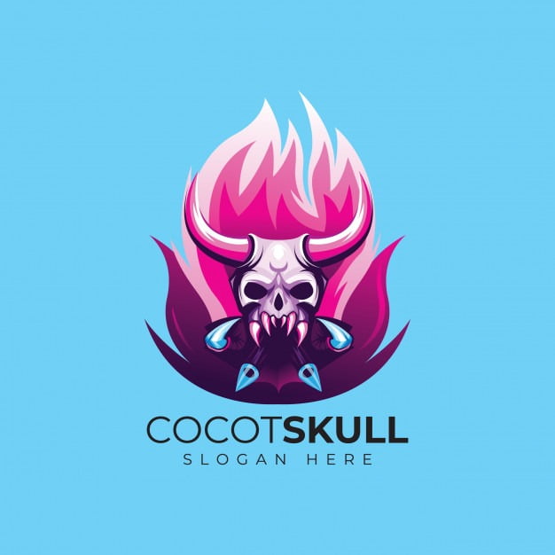 skull-fire-esport-logo-design