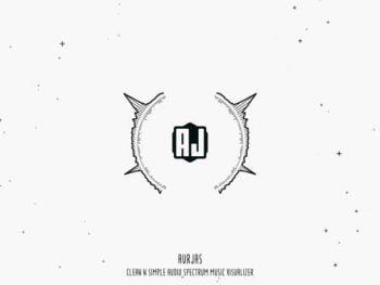 Clean and Simple Audio Spectrum Music Visualizer | Free Download | BY Pixirak.com |