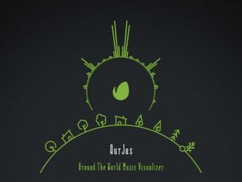 Around The World Music Visualizer