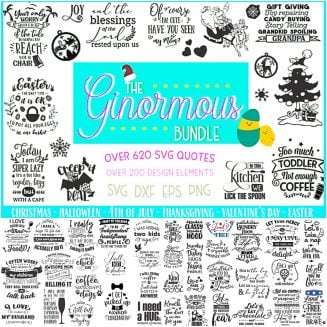 The Ginormous Cut Files Bundle