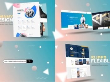 Abstract Website Mockup Promo by yeremia | Pixirak |