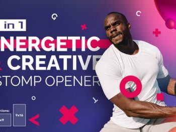 Energetic And Creative | Stomp Opener after Effect template Free Download |