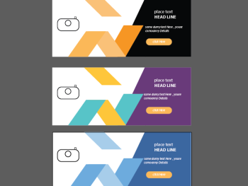 Free Download Web Banner | 3Social Media banner |