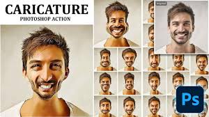 Caricature Photoshop Action 22993387 Free Download |