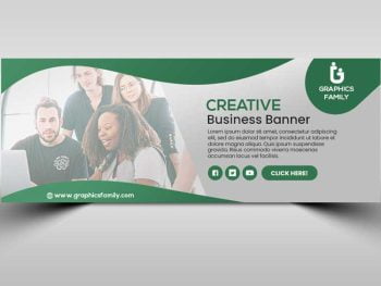 Company marketing facebook cover page template Free Download |