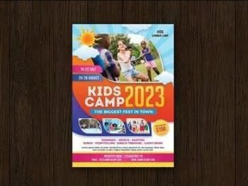 Kids Camp Flyer R6JN9P2 Free Download By Pixirak |