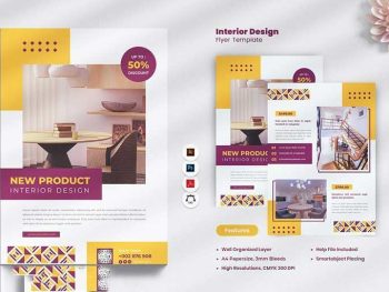Interior Design Flyer Modern Style | Free Download Flyer Template