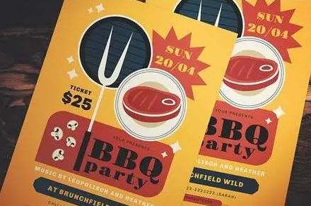 bbq flyer template