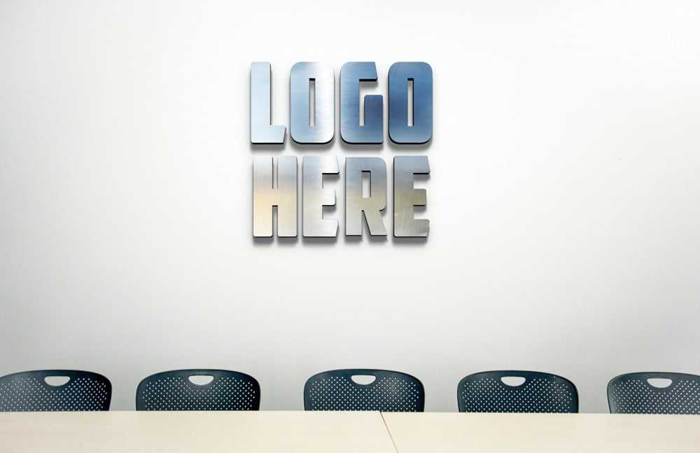3d logo Mockup
