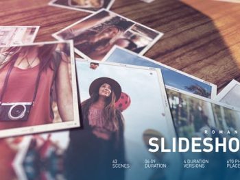 Falling Photos Slideshow