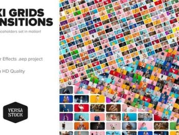 Maxi Grid Transitions Video Wall 4K