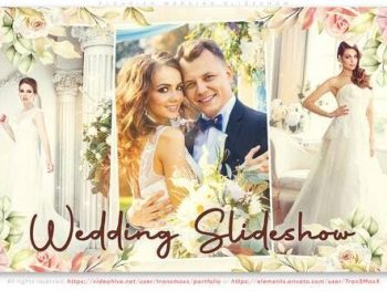 Flourish Wedding Slideshow 35969640 | Free After Effect Template |