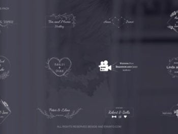Wedding Titles Pack