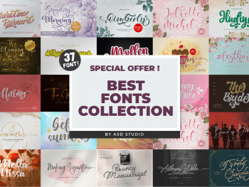 Best Fonts Collection Bundle Free Download By Pixirak