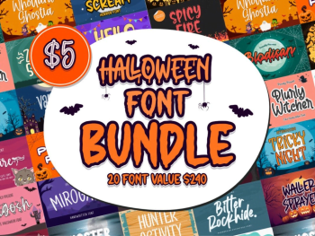 Halloween Font Bundle Free Download By Pixirak |