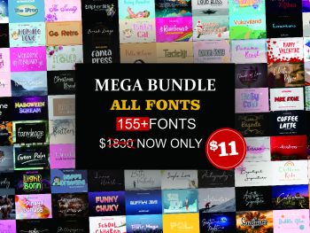 Mega Fonts Bundle