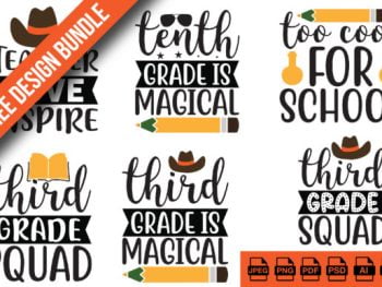 School Svg Design Bundle Free Download  By Pixirak