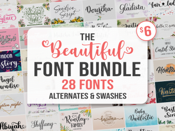 The Beautiful Font Bundle