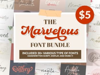 The Marvelous Font Bundle Free Download By Pixirak