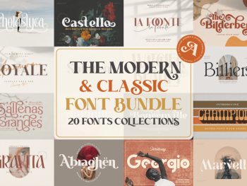 The Modern & Classic Font Bundle Free Download By Pixirak |
