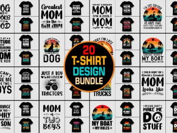 Trendy T-Shirt Design Bundle