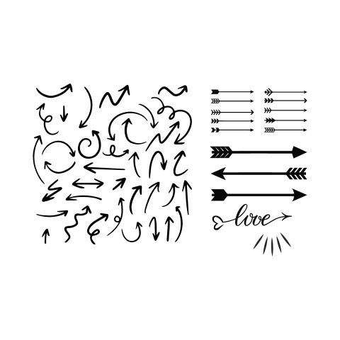 Arrow Set Vector Bundle Art