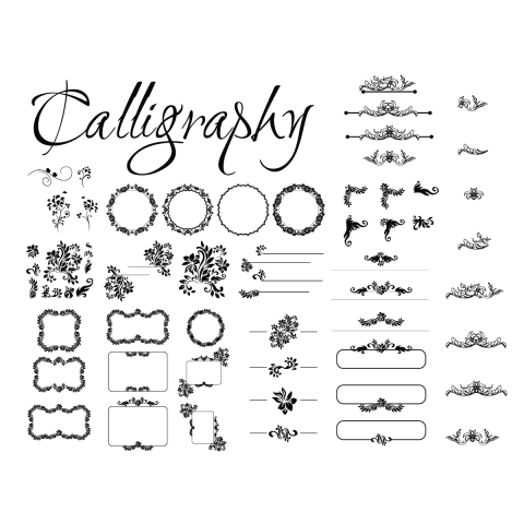 Caliogaraphy Vector