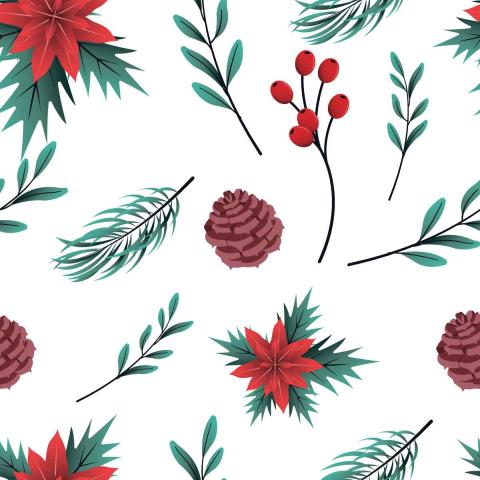 Christmas Pattran Vector