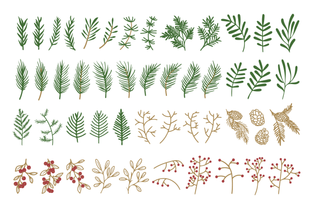 Graphic Christmas Elements