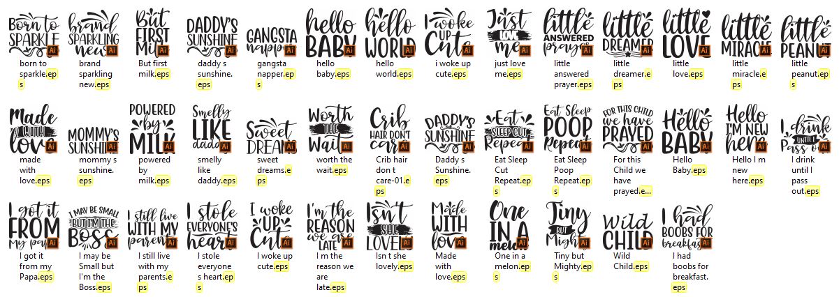 Baby-SVG-Design-Bundle