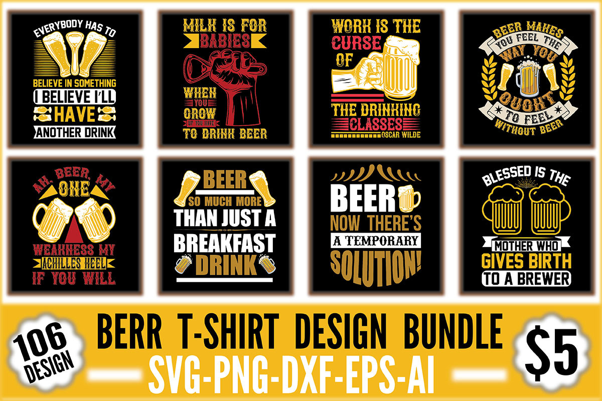 Beer-TShirt-Design-Bundle