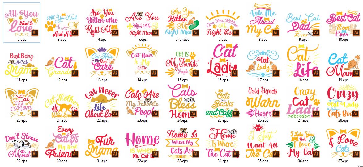 Cat-SVG-Design-Bundle-22622232