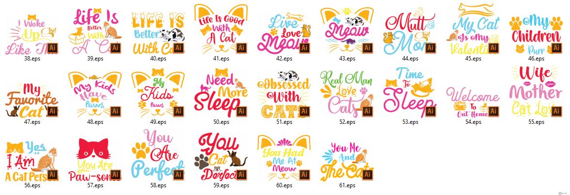 Cat-SVG-Design-Bundle-22622232 - Image 2