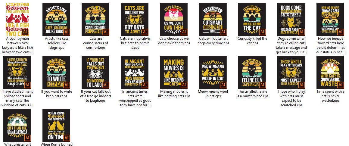 Cat-TShirt-Design-Bundle-21439295