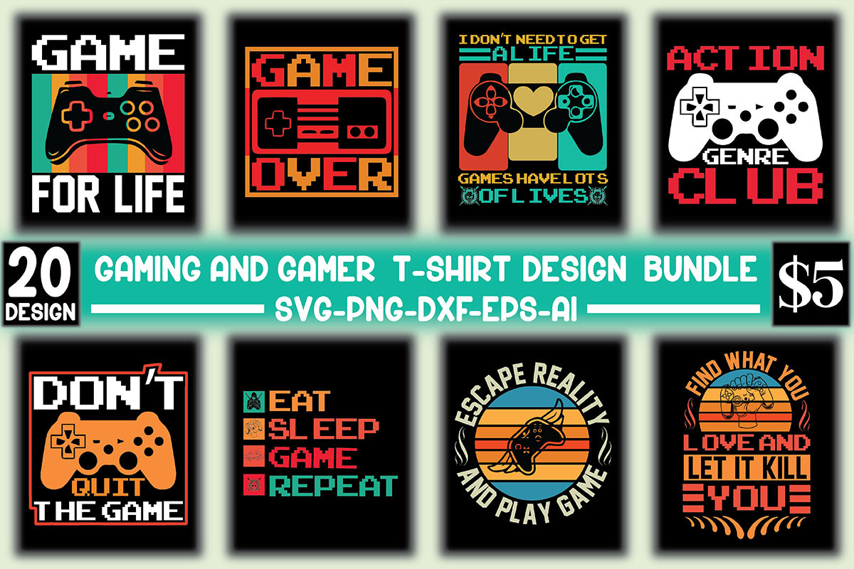 Gaming-And-Gamer-TShirt-Design-19910844
