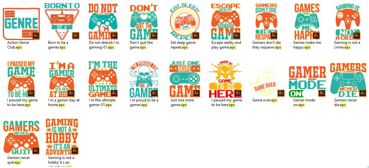 Gaming-and-Gamer-TShirt-Design-20638029