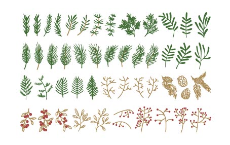 Graphic Christmas Elements