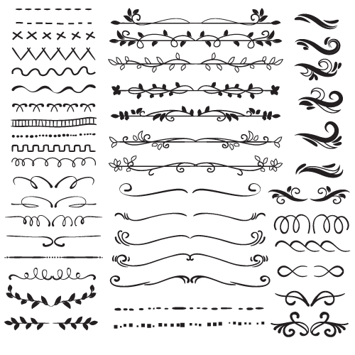 Hand drowing art flowaral  art icon