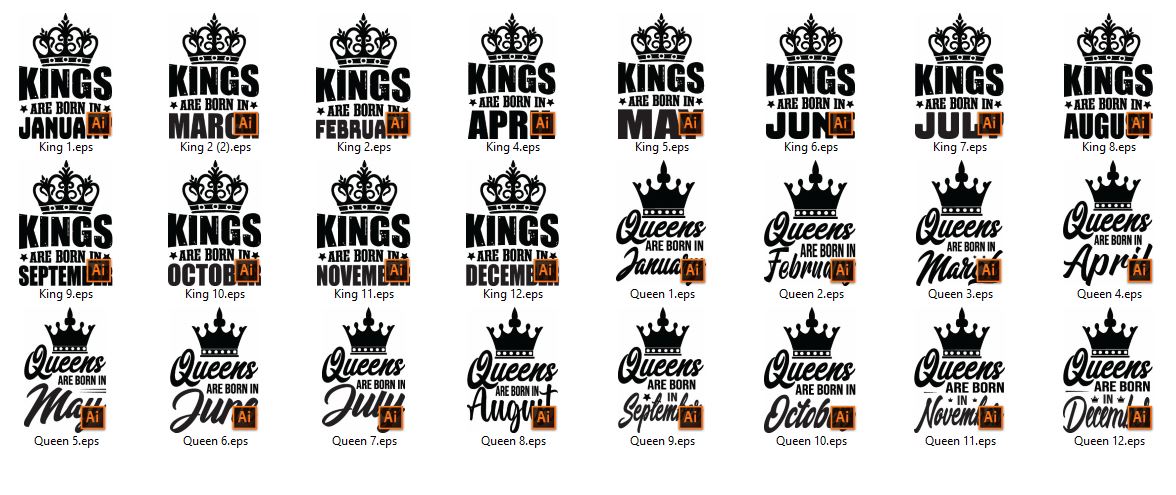 Kings-And-Queens-TShirt-Design
