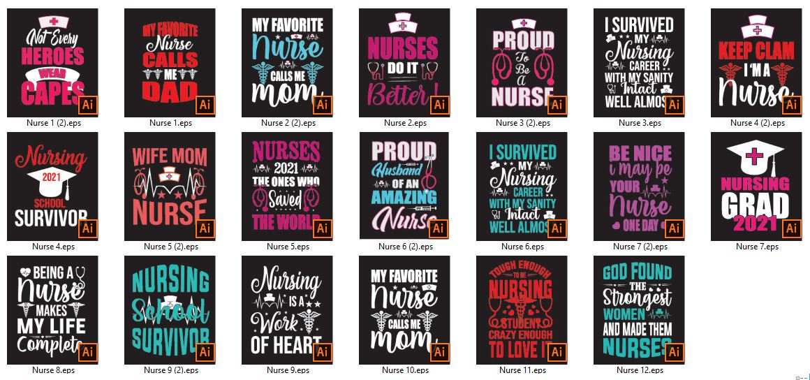 Nurse-TShirt-Design-Bundle-15241722
