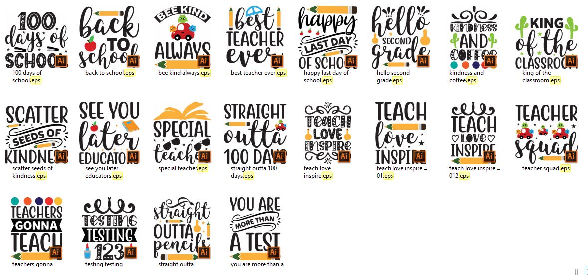 School-SVG-Design-Bundle-22983350