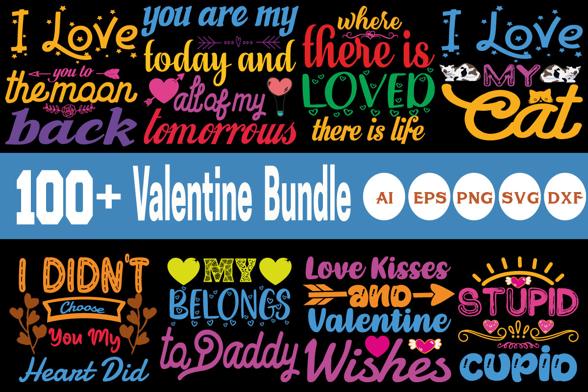 Valentine SVG Bundle