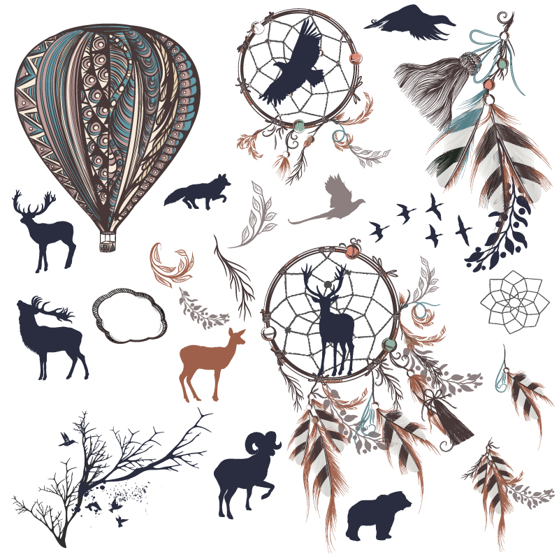 hunting for element vector  art design