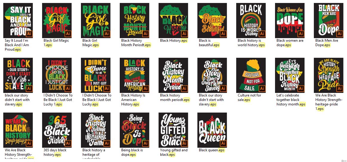 Black-History-TShirt-Design-Bundle-23401329