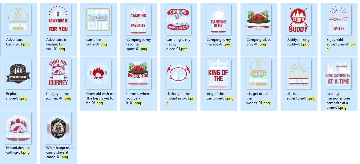 Camping-TShirt-Design-Bundle